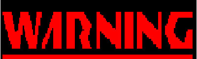 WARNING