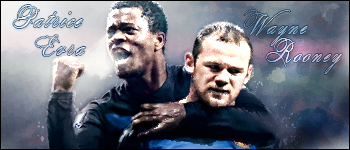 Wayne Rooney & Patrice Evra